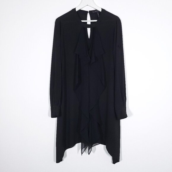 BCBGMaxAzria Black Flowy Dress - Picture 1 of 9
